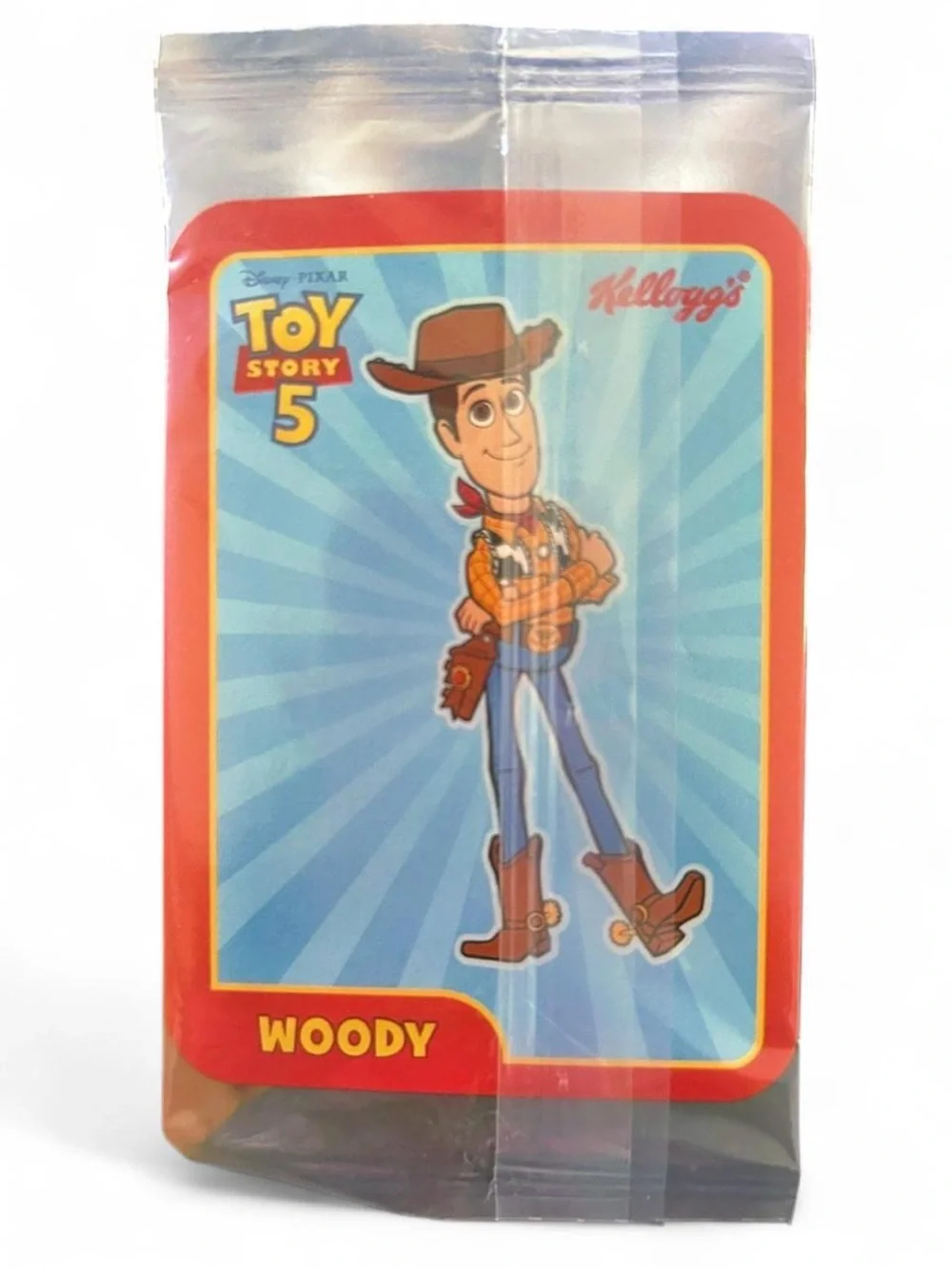Limited-edition Kellogg's cereal promo trading cards from the 2026 Toy Story 5